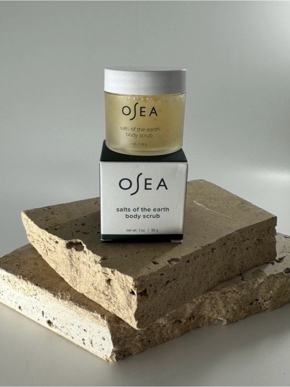 NIB. Osea salts of the earth body scrub. 1 oz.